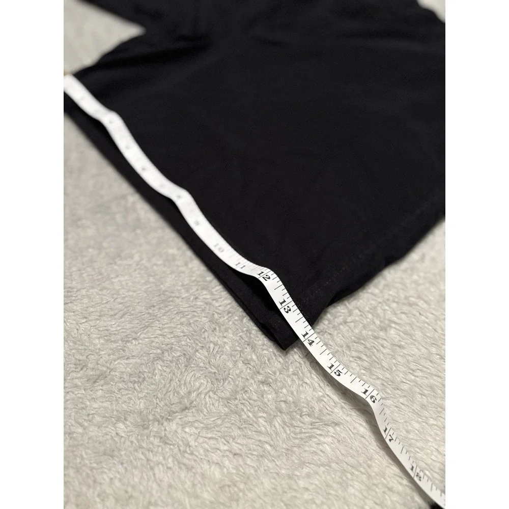 New Gloria Vanderbilt Women's Black Shorts Size 14 Mid Rise Stretch Twill‎ 5